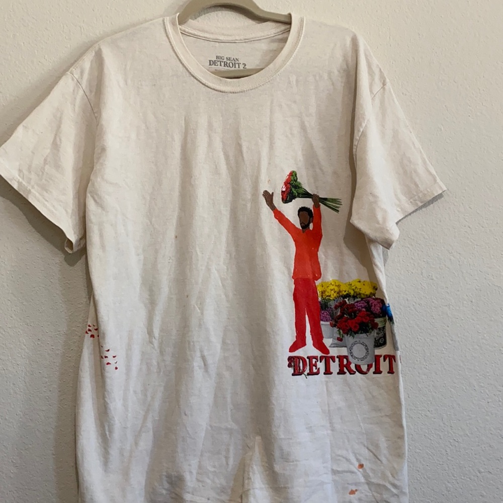 Big Sean Detroit 2 Merch T-Shirt! Size Large, Wake Up and Smell the Roses Gear